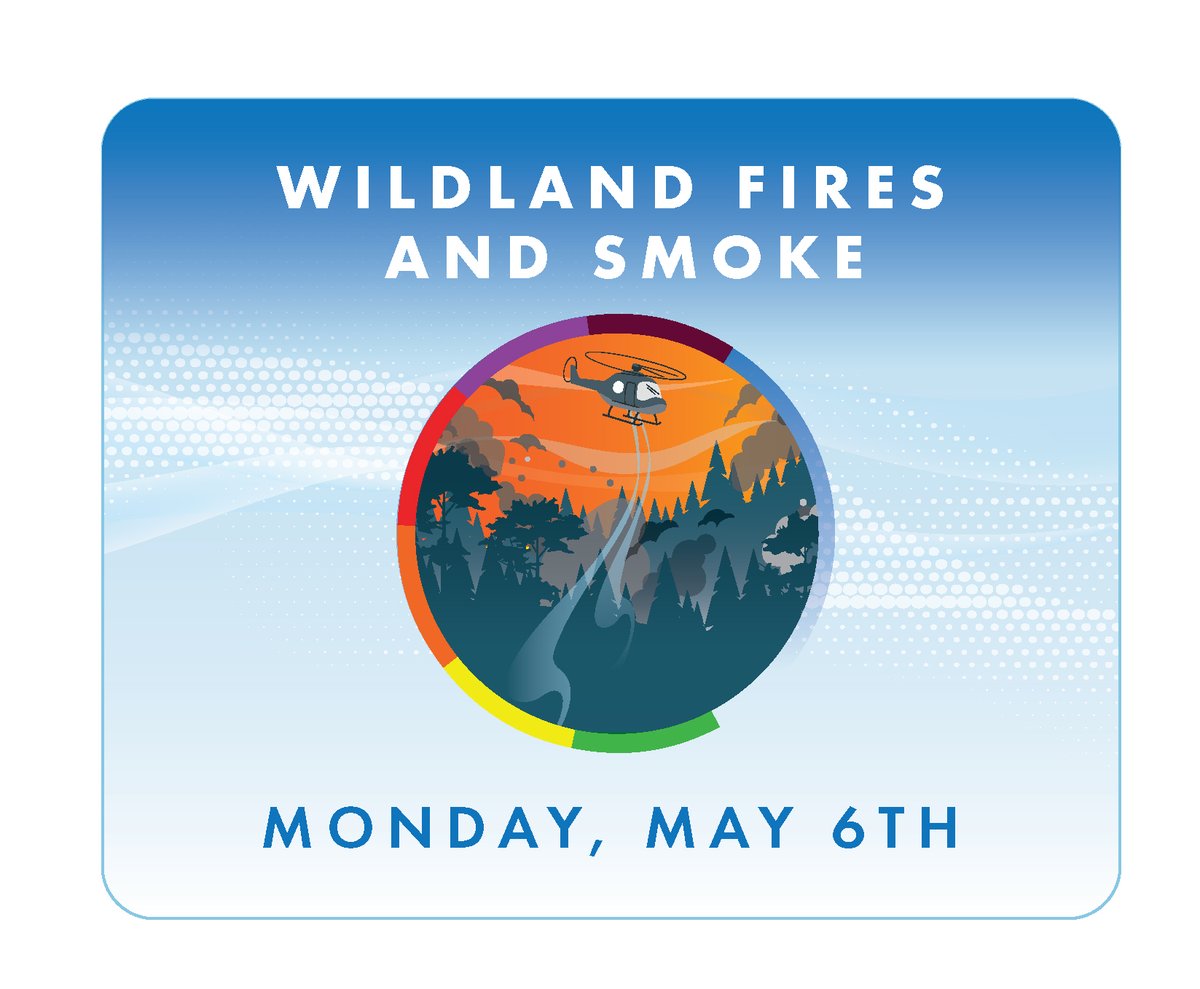 It’s Air Quality Awareness Week! #AQAW2024 #WildlandFiresAndSmoke can impact the air we breathe. ✅Watch our webinar on #Wildfires to learn about actions to mitigate wildfire: bit.ly/3Ux0P4M ✅Register for our wildfire smoke & health webinar: bit.ly/BridgingScienc…