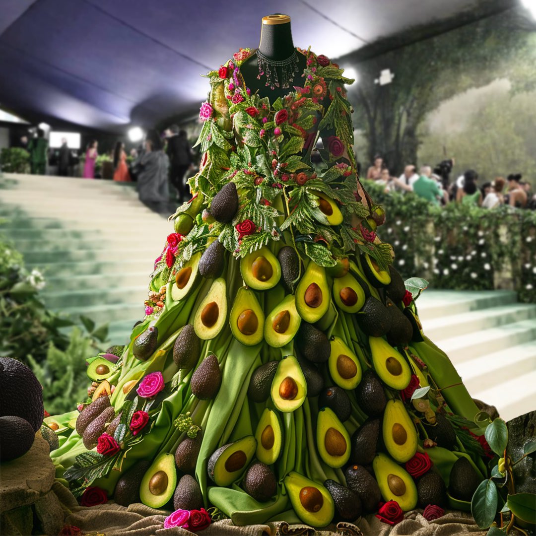 We think our gown deserves a (avo) toast #MetGala