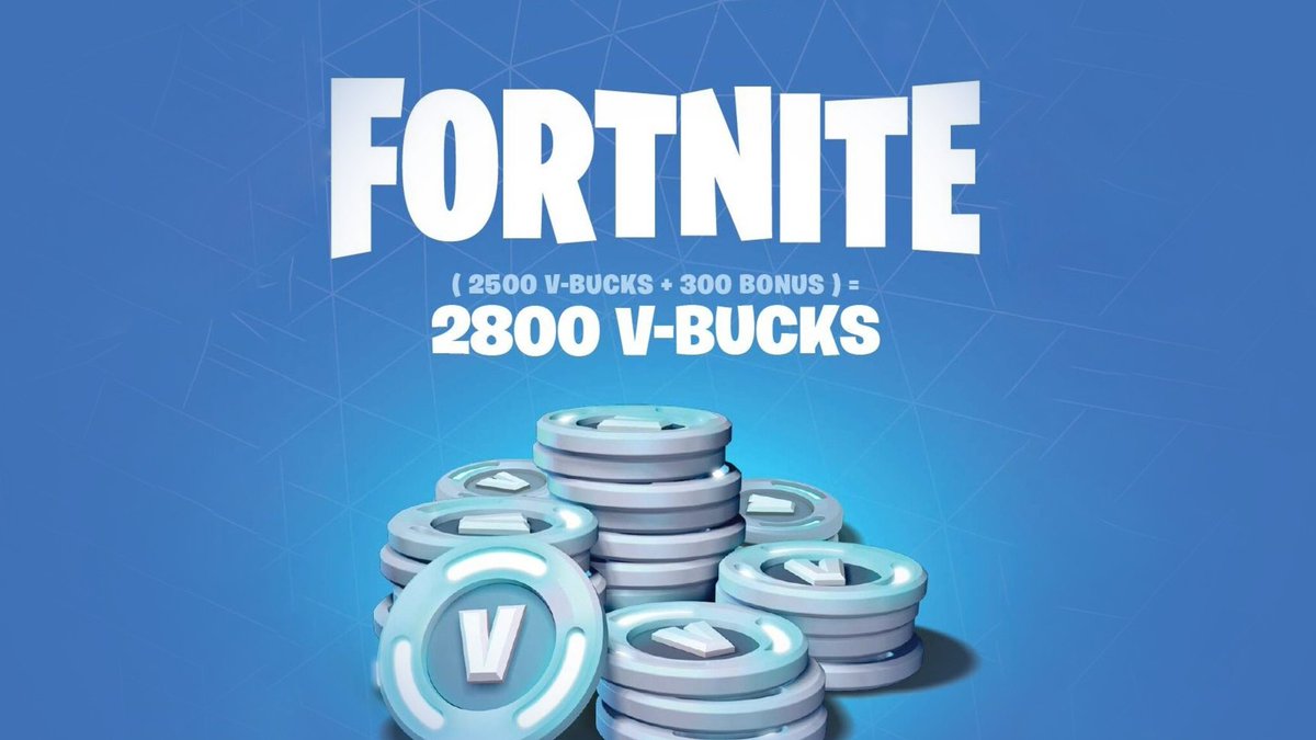 FORTNITE 2800 V-BUCKS CODE GIVEAWAY TO ENTER: - Repost - Follow me & @dripzybtw Ends in 24 hours, good luck!