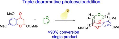 Triple-Dearomative Photocycloaddition: A Strategy to Construct Caged Molecular Frameworks

@J_A_C_S #Chemistry #Chemed #Science #TechnologyNews #news #technology #AcademicTwitter #AcademicChatter

pubs.acs.org/doi/10.1021/ja…