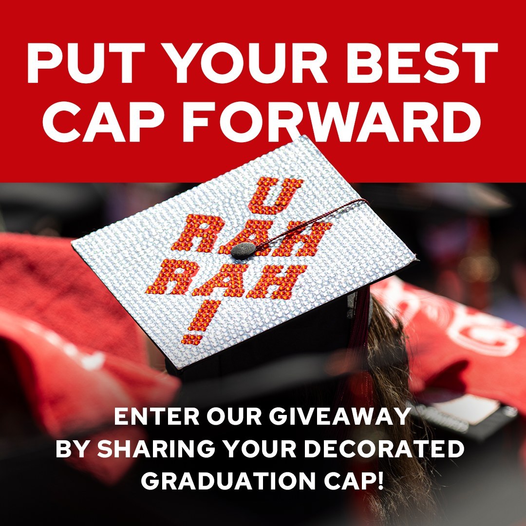 🚨 #UWgrad Class of 2024! Enter Our Grad-Cap Photo Contest! 🎓 Want a shot at a $50 University Bookstore gift card? Share a pic of your decorated graduation cap on Instagram by tagging us @WisAlumni and using #WisAlumni for a chance to win!