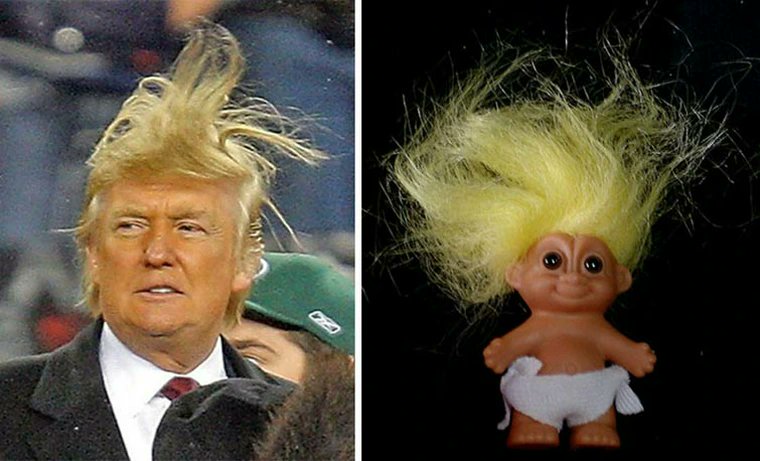 Today, on 'Strange things that look like Trump.'
