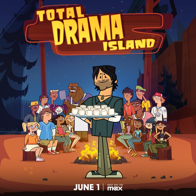 The first official poster for the Total Drama Island revival has been released It FINALLY comes to Cartoon Network in the US on June 1st after a year of waiting.
