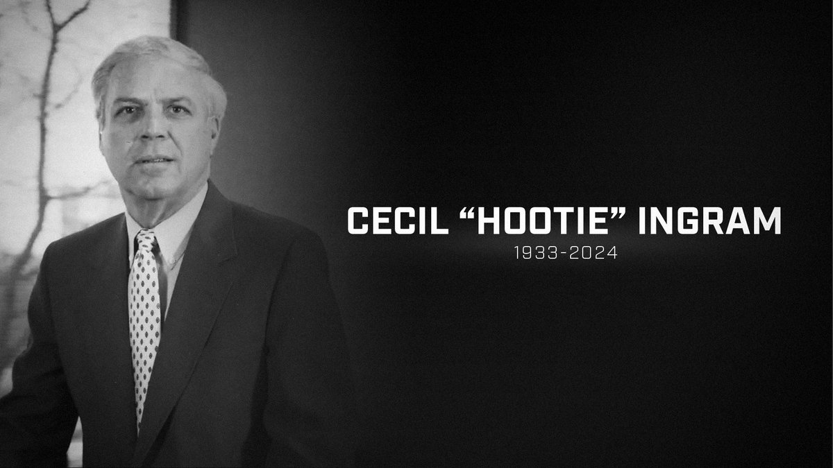 The Southeastern Conference mourns the loss of former associate commissioner and longtime athletics administrator Cecil ‘Hootie’ Ingram. The @SEC sends its condolences to his family and many friends.