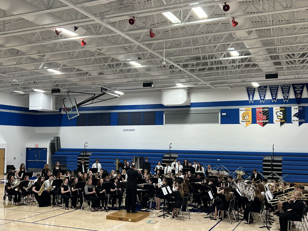 This past Friday the band traveled to Perry to perform for large group. The band received the highest possible rating of a 1 from all three judges! Congrats ADM band and Choirs!