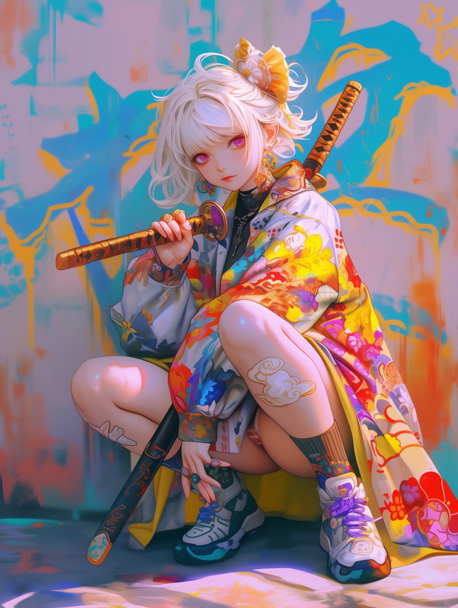 Stylish samurai.