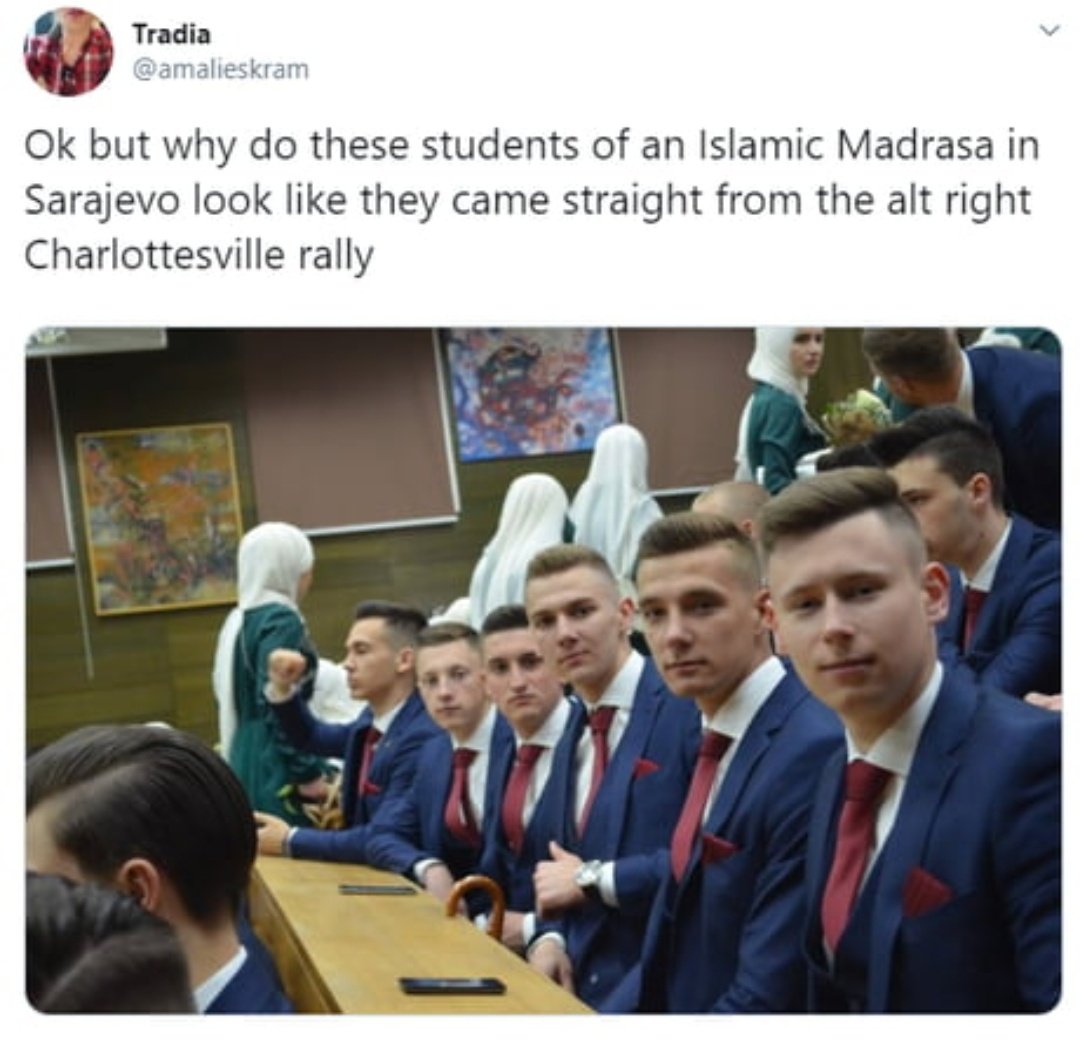 'Islam is not for whites.'

Bosnia be like: