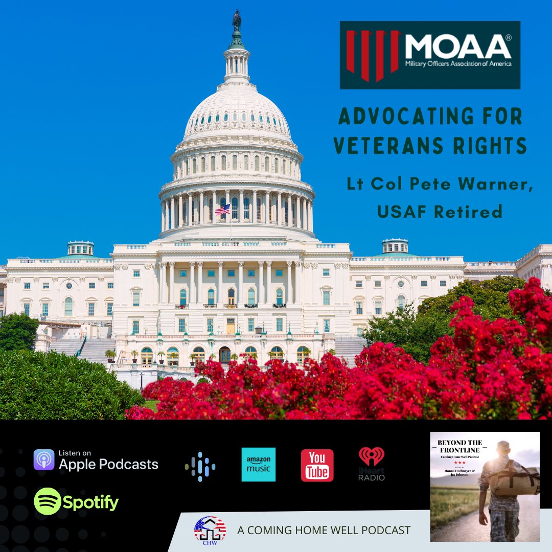 Discover the journey of MOAA's Pete Werner and the advocacy work for veterans on Beyond the Frontline. Tune in now on Apple, Spotify and iHeartRadio

#MilitaryTransition #VeteranSupport #MOAA #AirForce