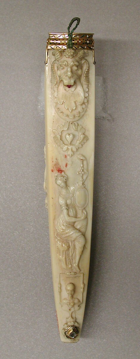 Knife with Sheath, Dieppe (French), 19th century