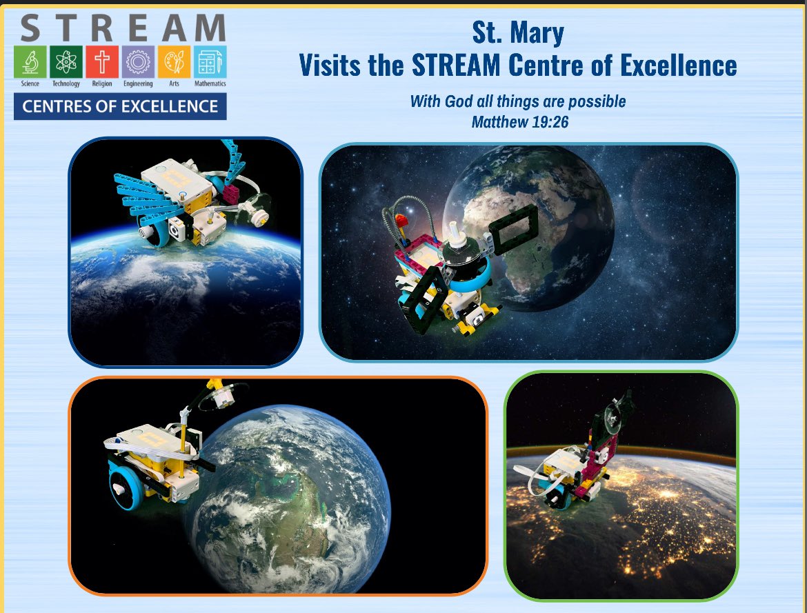 The Gr 6 Ss were thrilled to visit the STREAM Centre of Excellence this year! They had the opportunity to design, build and share their climate monitoring satellites to help bring awareness to the issue of climate change. #globalsustainabiltygoalmet  @STREAM_ycdsb @smy_nobleton