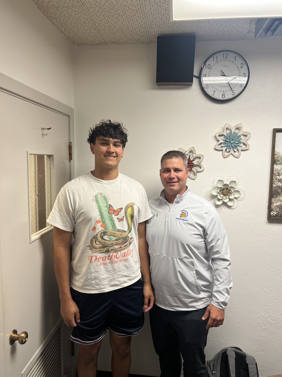 Devin Huegel (@devin_huegel) on Twitter photo Appreciate you taking the time to visit today <a href="/CoachMikeJudge/">Mike Judge</a>! I really enjoyed our conversation! Looking forward to the future!
<a href="/SanJoseStateFB/">San José State Football</a> <a href="/uprepfootball/">University Prep Football</a> <a href="/CoachFort/">Dustin Fortenberry</a> Appreciate you taking the time to visit today <a href="/CoachMikeJudge/">Mike Judge</a>! I really enjoyed our conversation! Looking forward to the future!
<a href="/SanJoseStateFB/">San José State Football</a> <a href="/uprepfootball/">University Prep Football</a> <a href="/CoachFort/">Dustin Fortenberry</a>