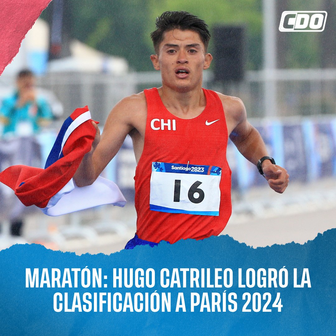 ¡OTRO CHILENO A PARÍS 2024!🇨🇱💪 El maratonista Hugo Catrileo aseguró su cupo en los Juegos Olímpicos luego de terminar 71 en el ranking mundial del proceso de clasificación que se cerró el pasado domingo 5 de mayo👏 #CDOelCanalDeTodosLosDeportes