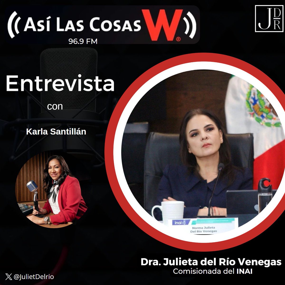 Ahora charlo con @KarlaSantillan_ en  W Radio  sobre los procesos que sigue el INAI cuando una autoridad pública exhibe información personal sin el consentimiento de sus titulares.
#EnVivo
play.wradio.com.mx