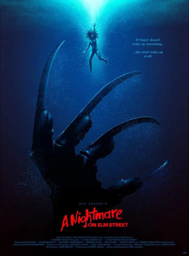 If #ANightmareOnElmstreet and #Jaws had a baby and made a poster..