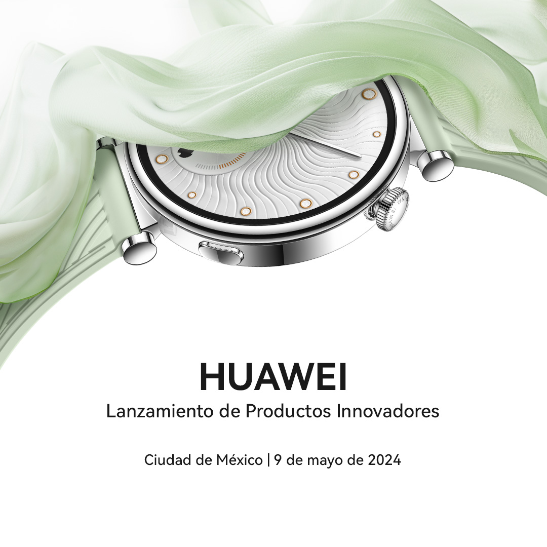 La primavera 💐 se encuentra con la elegancia ✨ para la presentación de nuestro querido #HUAWEIWatchGT4 en un elegante nuevo aspecto.
Acompáñanos en nuestro Lanzamiento de Productos Innovadores en México este 9 de mayo #FashionForward

HUAWEI DEL PERÚ S.A.C. - RUC20507646728⁣