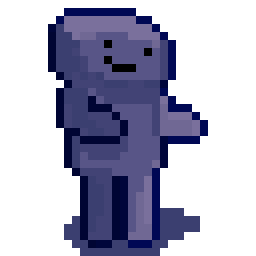 I made a #toyrobot made from #PixelArt! I wanted more of a blue-ish hue but purple is still good!