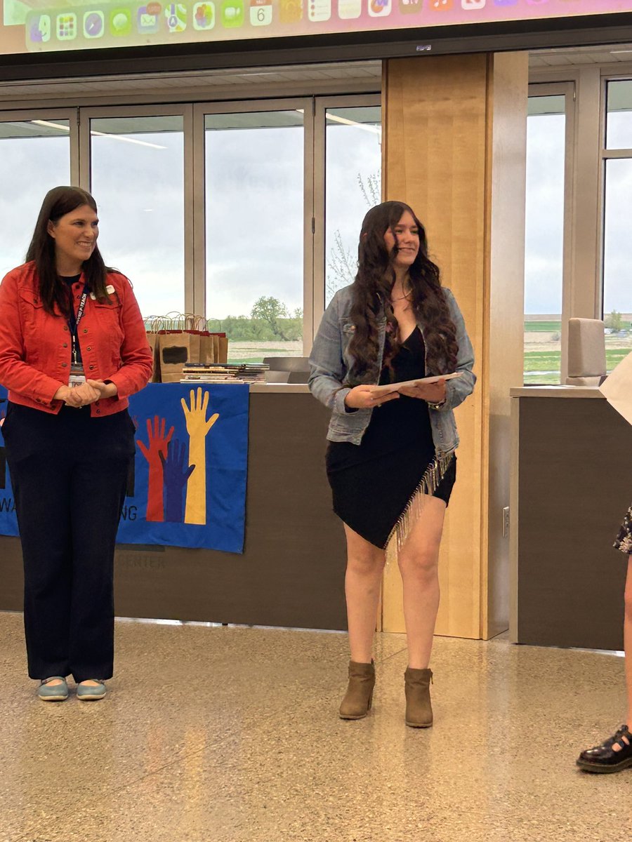 4 <a href="/StVrainPTEACH/">StVrainPTEACH</a> graduates signing their acceptance letters to become official PTEACH Apprentices.