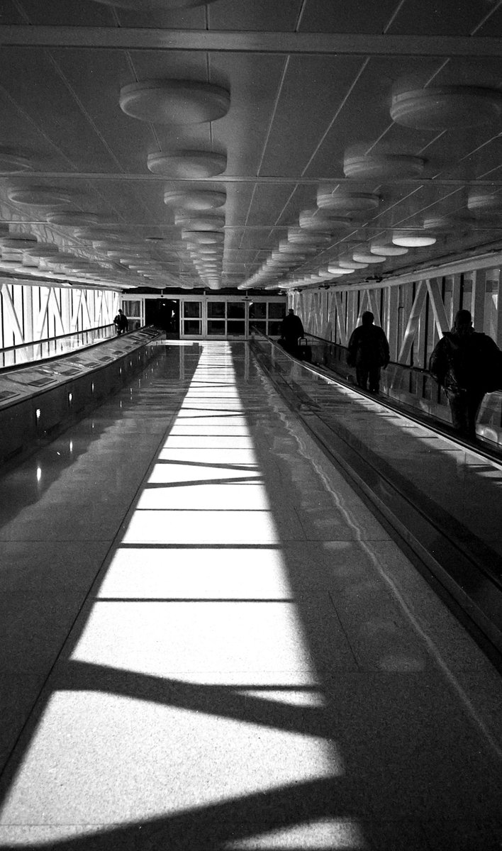 Indianapolis Airport - Olympus XA with Kentmere 400 developed with Kodak D-76 1+1 #filmphotography