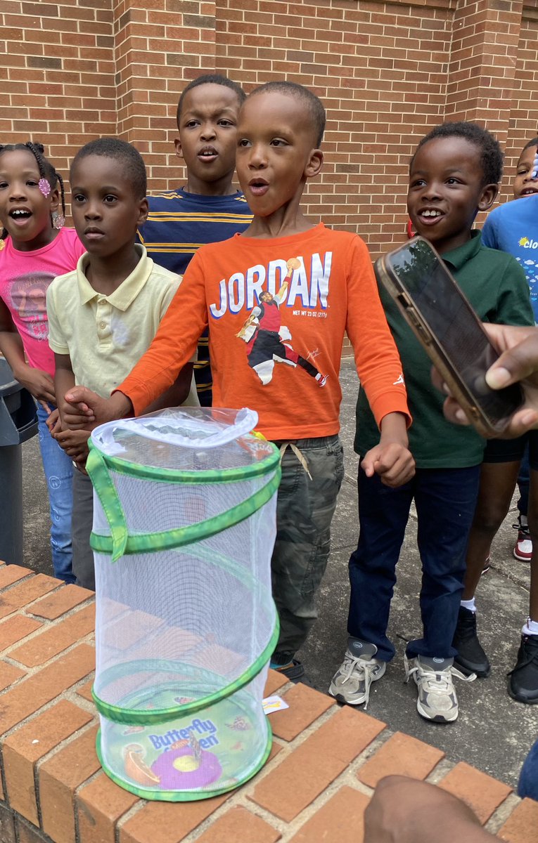 🦋 Our 2nd graders had a front-row seat to witness the magical final stages of caterpillar transformation! 🐛🔜🦋 #NatureEducation #ScienceInAction @APSBoydES @BoydPrincipalK