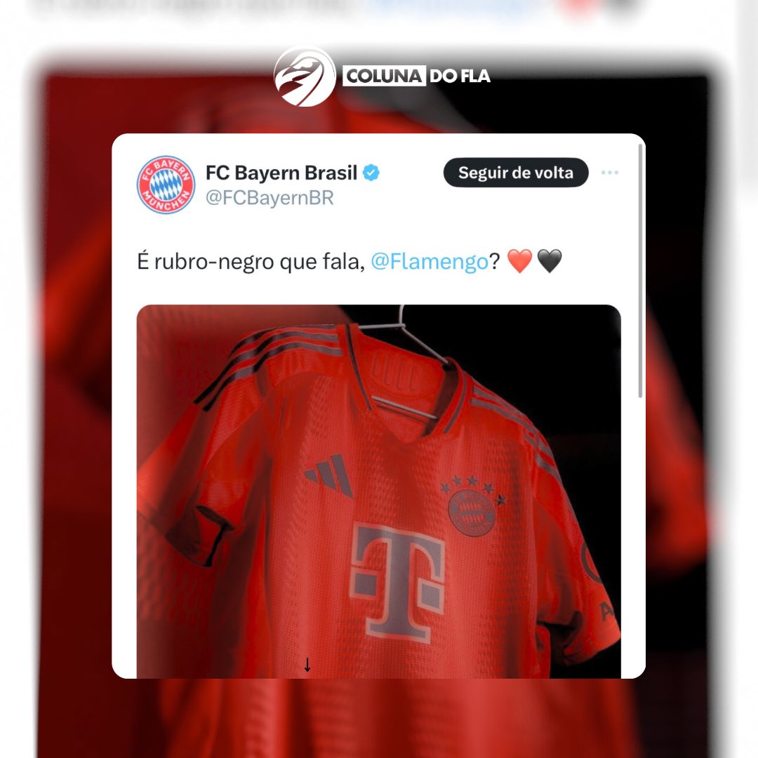 BAYERN 🤝🏼 MENGÃO

E essa parceria, hein? Curtiu? 🔴⚫️