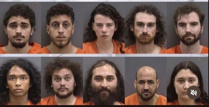 Released mugshot of some of the 'peaceful pro-Palestinian students' from the Palestine encampment. 

🤡🌎