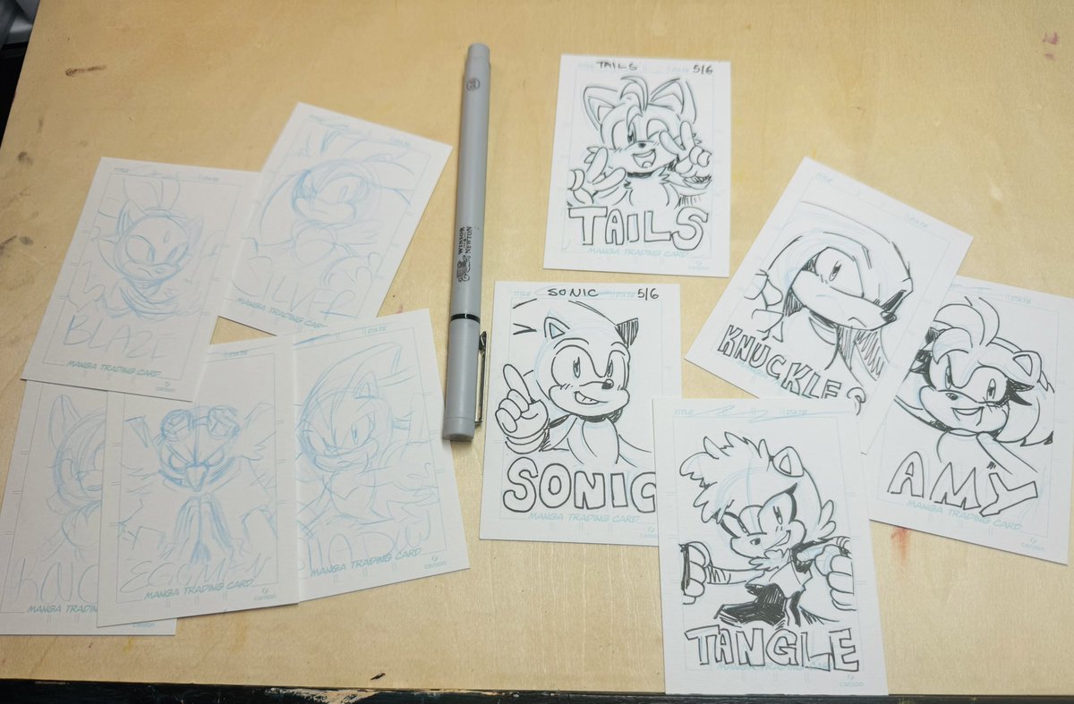 Original Sonic trading cards! What do you think, gang?