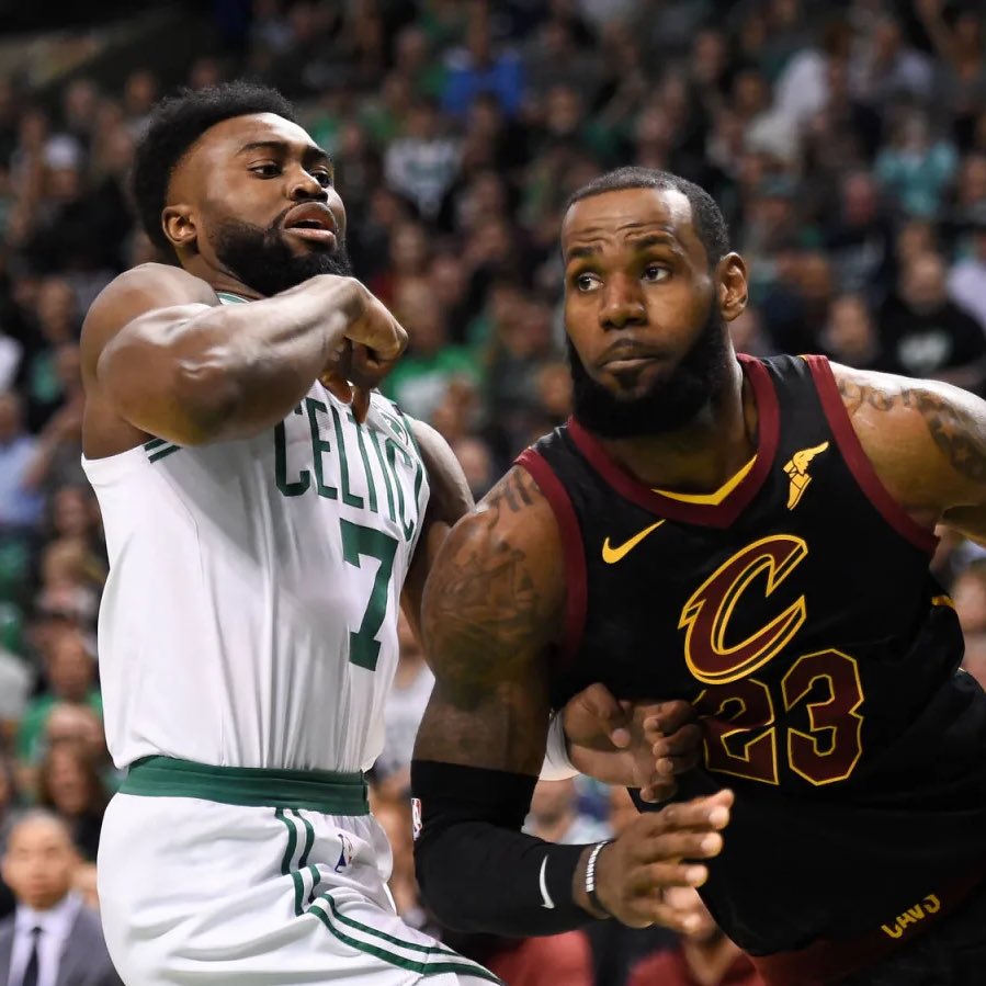 LegionHoops's tweet image. Jaylen Brown on facing the Cavaliers:

“It still stings that we lost Game 7 in 2018. We’re gonna make sure this series is different.”

(via @JustinmTurpin)
