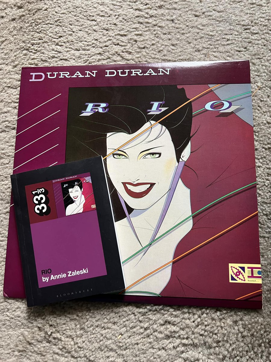 Happy three years today to my @333books on @duranduran's 'Rio.' It shares a birthday with the release date of 'A View To A Kill' - a positively smashing omen.