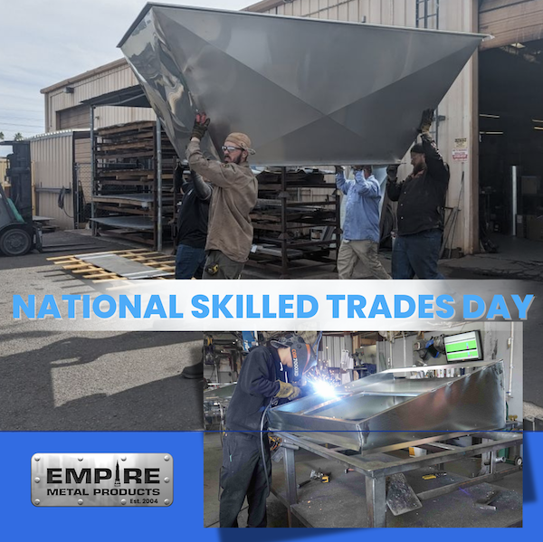 We salute the amazing men and women in the skilled trades. Metal fabricators, welders, carpenters, electricians, and many other trades keep our world going. Empire salutes and thanks you. National Skilled Trades Day is May 1 and beyond! 👨‍🏭👨‍🔧👩‍🔬👏🧑‍🚒🧑‍🔧 #SkilledTradesDay…