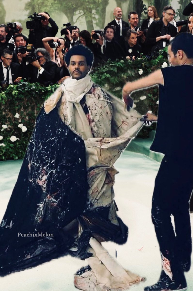 The Weeknd attends the 2024 #MetGala