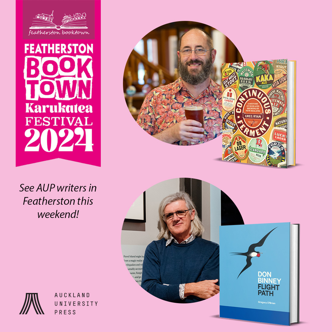 Featherston Booktown Karukatea Festival 2024 is happening this weekend! We're looking forward to seeing Greg Ryan and Greg O'Brien as part of the line-up. Check out the full programme: booktown.org.nz