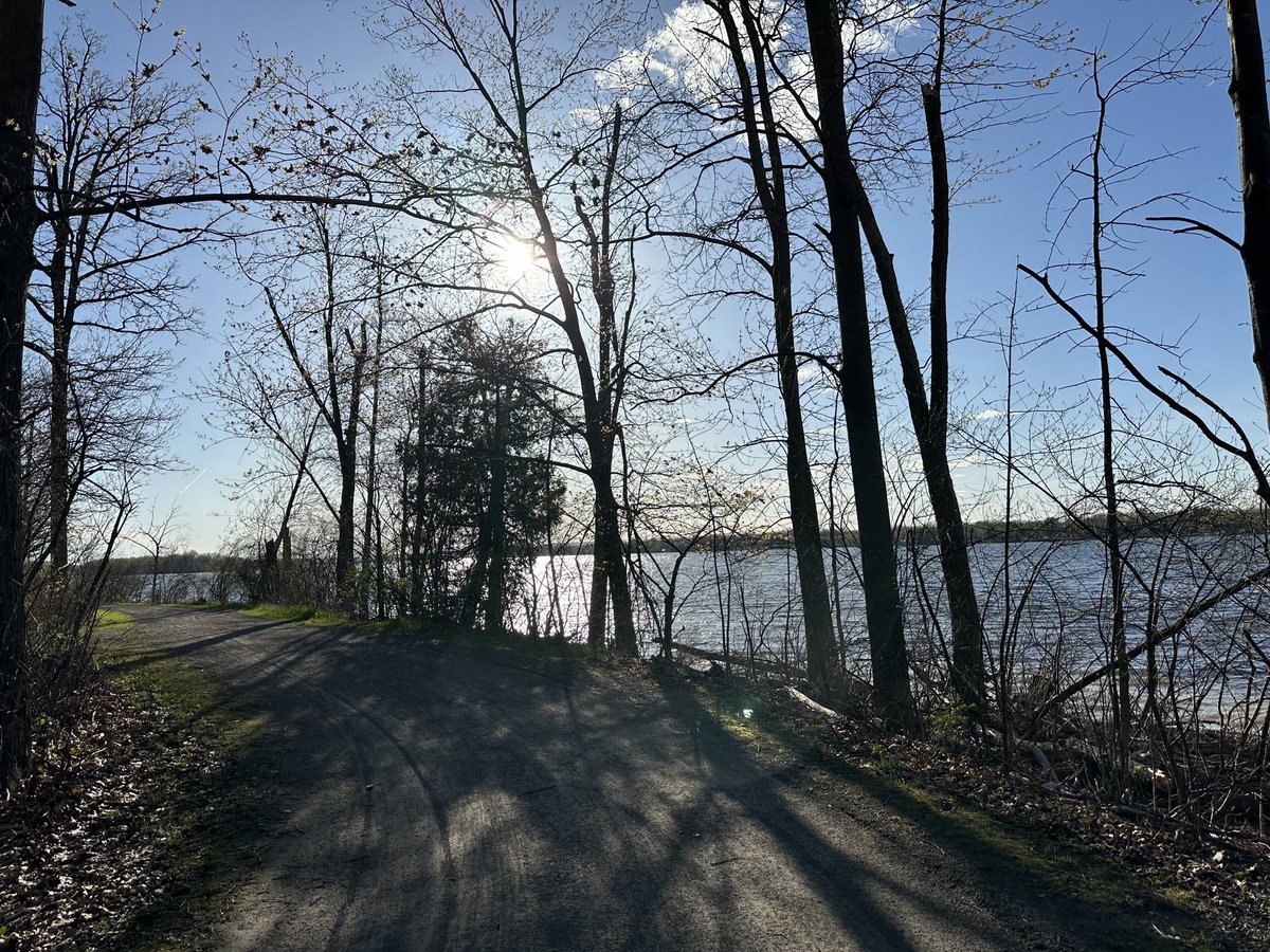 PerrinBeatty's tweet photo. What a magnificent day for a bike ride down the River! Spring’s my favourite time of year because it promises that the best is yet to come. #SpringInOttawa https://t.co/8rystahEAD