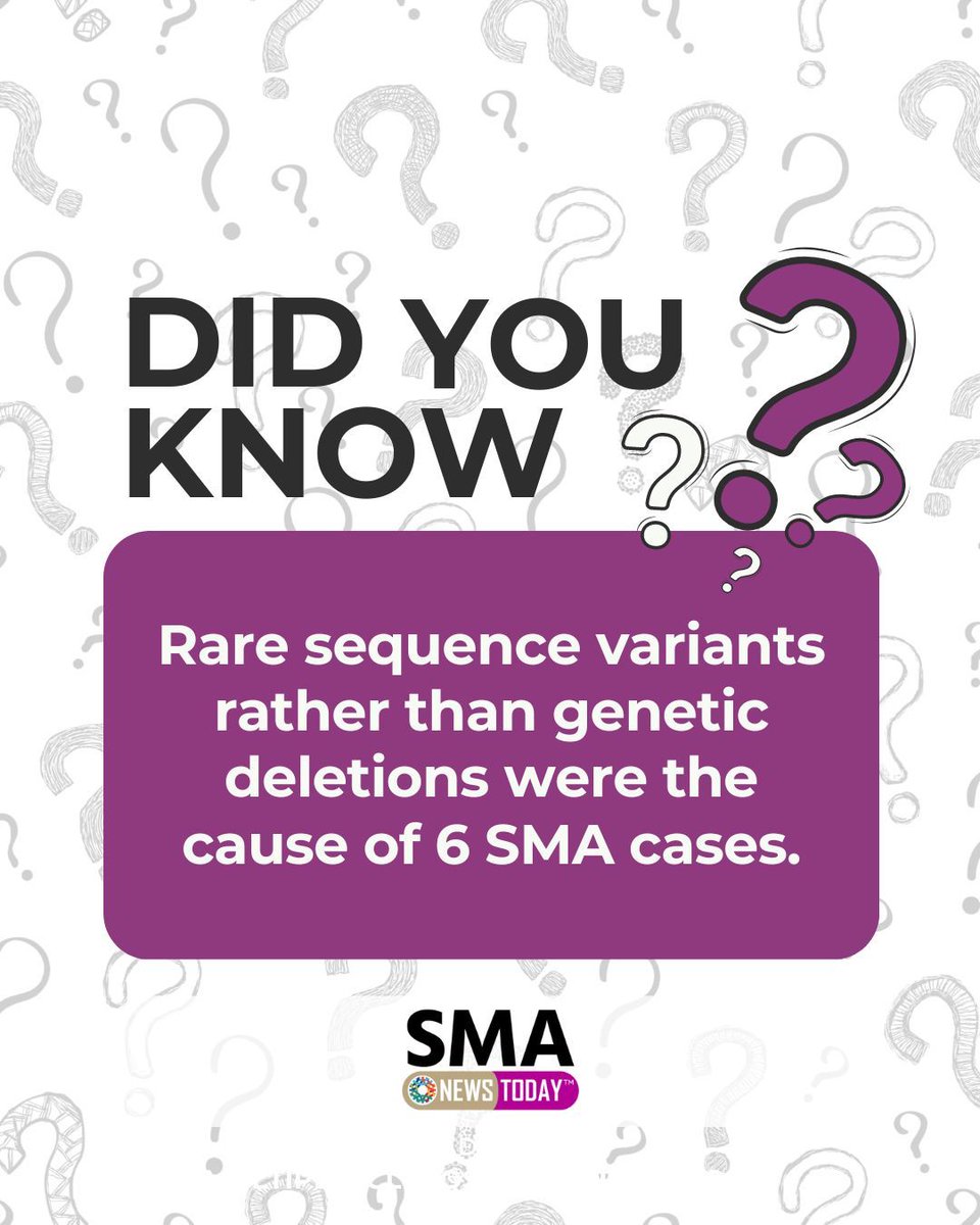 Explore how the rarity of this type of mutation can result in diagnostic delays: bit.ly/4dD71B5 

#SpinalMuscularAtrophy #SMAResearch #SMANewsToday #SMANews