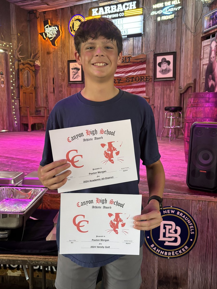 Paxton Morgan (@paxtonmorgan96) on Twitter photo Got honored tonight for a year of varsity golf and academic all-district!!
<a href="/GolfCougar/">Canyon Cougar Golf</a>
<a href="/DukeStorter/">Duke Storter</a> <a href="/Mickey_Scott_23/">Mickey Scott</a> Got honored tonight for a year of varsity golf and academic all-district!!
<a href="/GolfCougar/">Canyon Cougar Golf</a>
<a href="/DukeStorter/">Duke Storter</a> <a href="/Mickey_Scott_23/">Mickey Scott</a>
