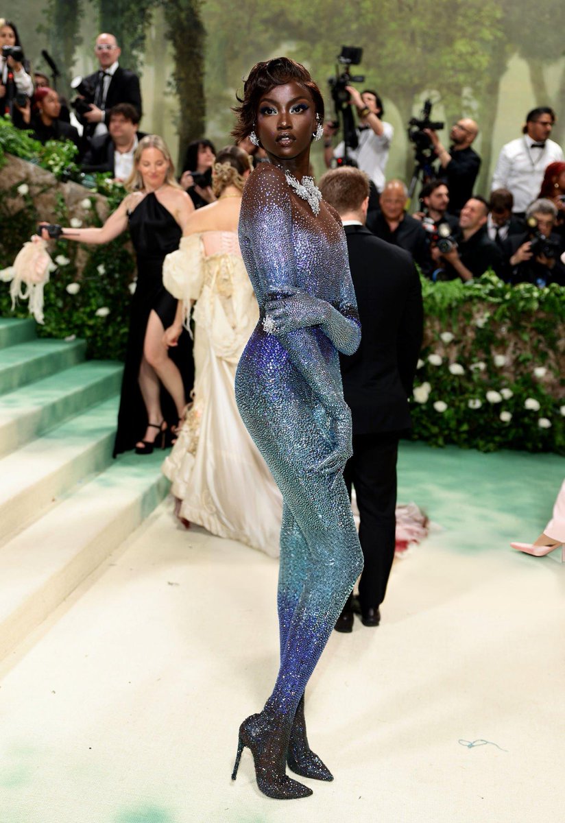 Anok Yai attending the #MetGala2024