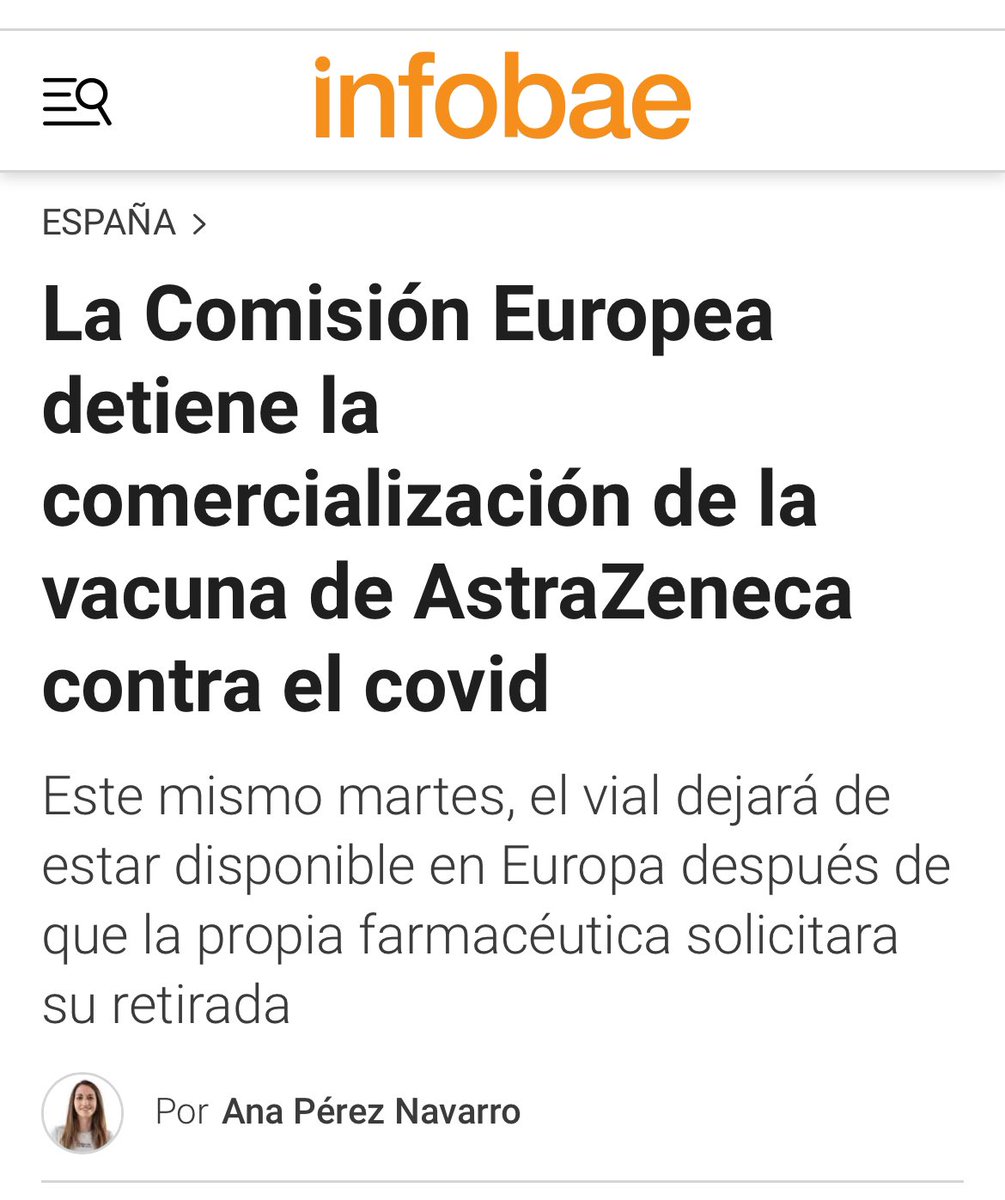 A cuántos de nosotros nos acusaron de “conspiranoicos” y otras tonteras. La vacunación masiva y obligatoria fue una irresponsabilidad total, y un negocio gigantesco para las farmacéuticas.

infobae.com/espana/2024/05…