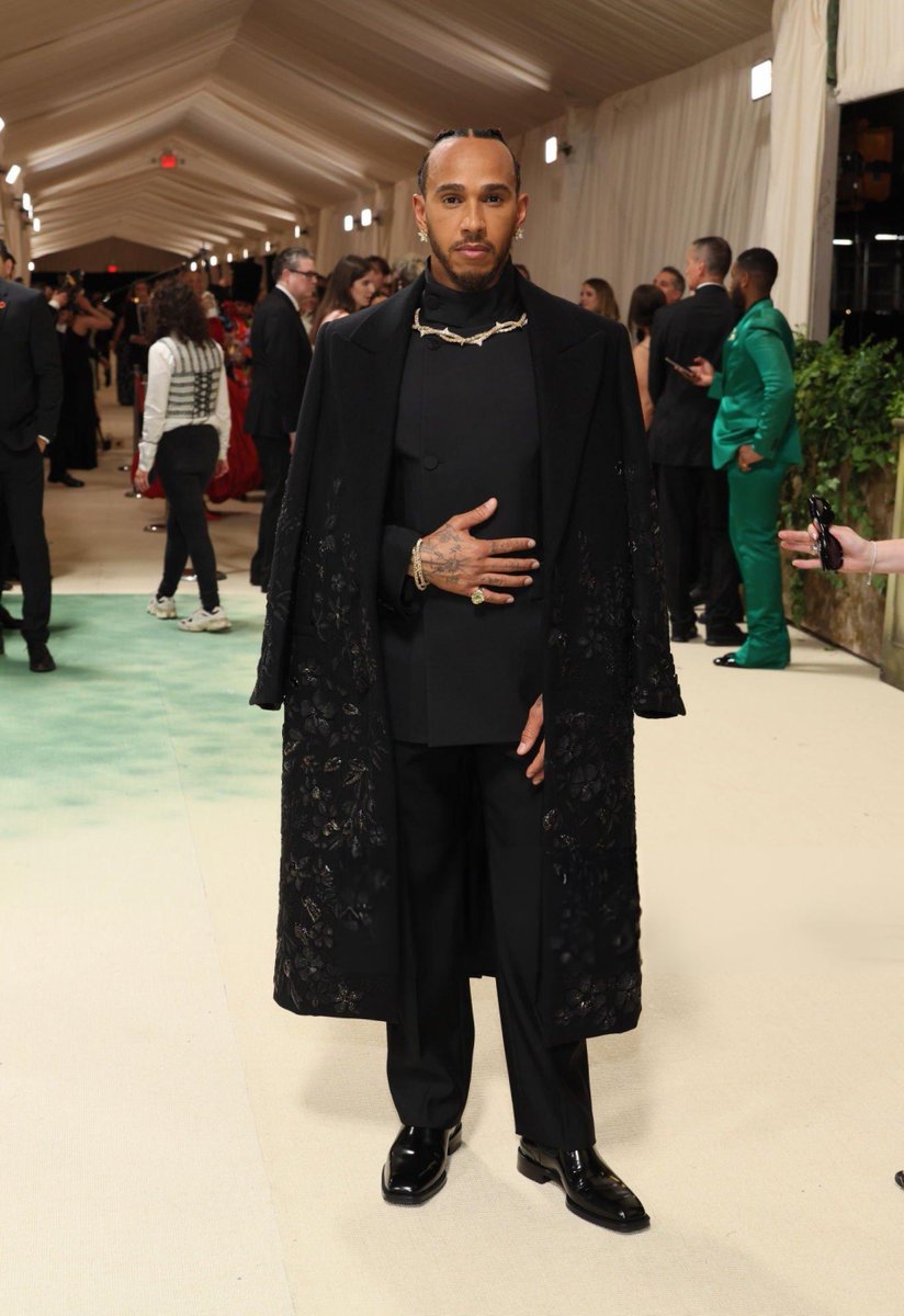 Sir Lewis Hamilton at the 2024 #MetGala