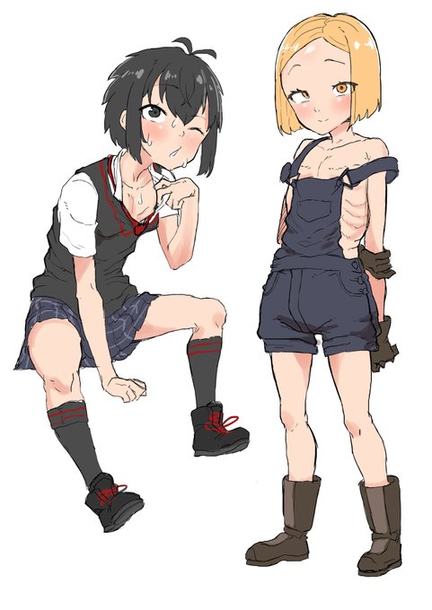 ペニー・パーカーちゃんとポール・バニヤンちゃん 