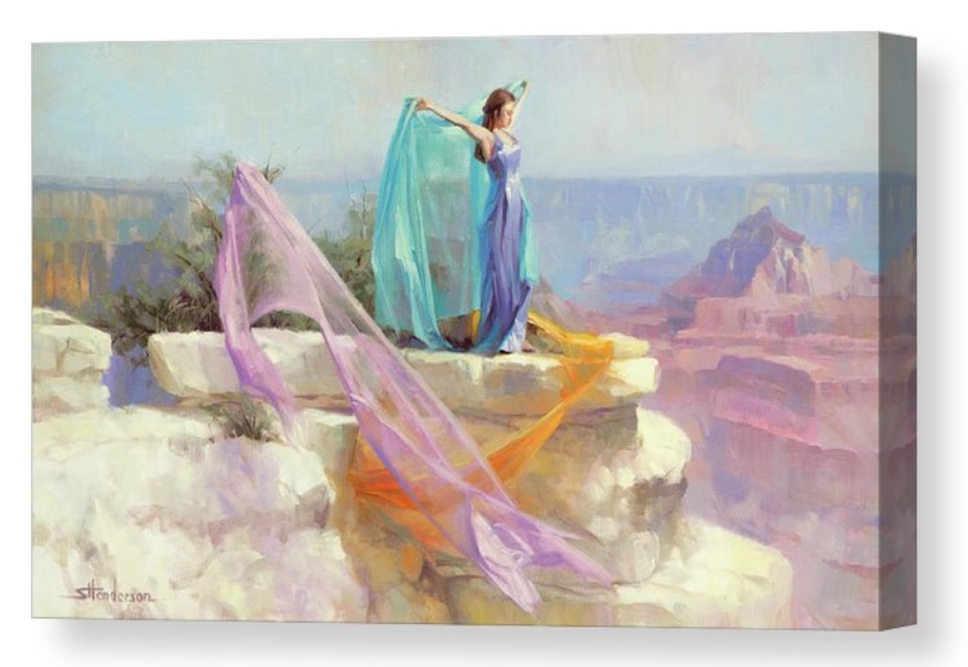 We experience life by living it. I send thanks to the buyer from Holland who purchased a canvas print of the original oil painting Diaphanous -- 2-steve-henderson.pixels.com/featured/diaph… #grandcanyon #nature #southwest #arizona #freedom #art #artwork #buyintoart #travel #joy #beauty