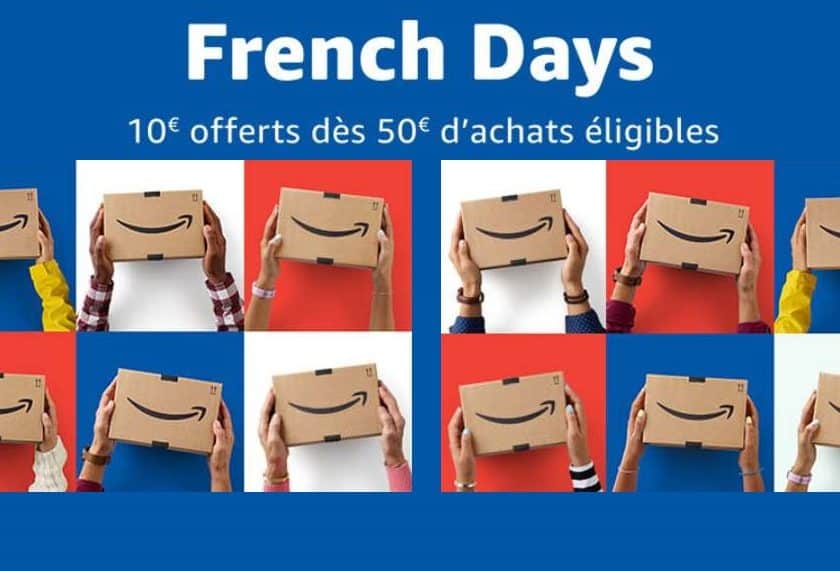 Dernières heures pour profiter des 10€ offerts dès 50€ d'achats Amazon. Toutes les infos ici : bit.ly/amazon-10-euro… #BonPlan #promo #promotion #amazon #FrenchDays