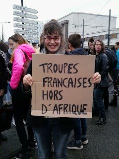 #TroupesFrançaisesHorsdAfrique dans une #manifestation au #Havre en 2016