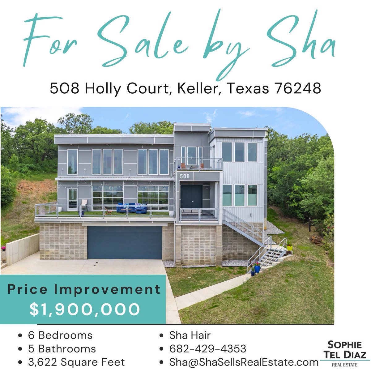 For Sale By Sha!
📍508 Holly Court, Keller, Texas
6 Bedrooms, 5 Bathrooms
Price Improved to $1,900,000
📲Contact Sha Hair 682-429-4353

#keller #kellertexas #dfwrealestate #texasrealestate #homeforsale #shahairrealtor #shasellsrealestate  #dfwrealtor #homebuyers #6bedrooms