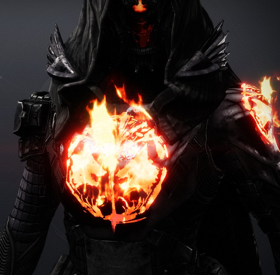 We should get to keep the fire the whole season if we Gild Iron Lord.  Shame this armor is only badass if IB is up.