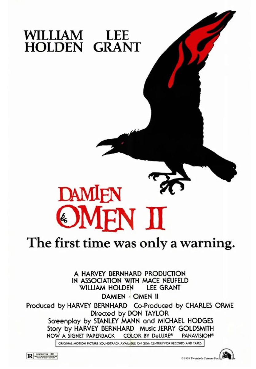 As always sequels in this genre are never as good as the first. But this has its moments! 

⭐️✨ (1.5)

#theomen #theomen2 #damien #thefirstomen #horror #movie #film