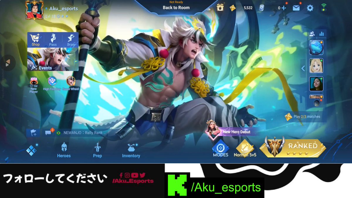 Jugando HOK con <a href="/MatuteWolf/">MatuteWolf 🐺</a> y <a href="/Bakzel2/">Bakzel</a> 
SE PICA LA VERDE!
kick.com/aku-esports