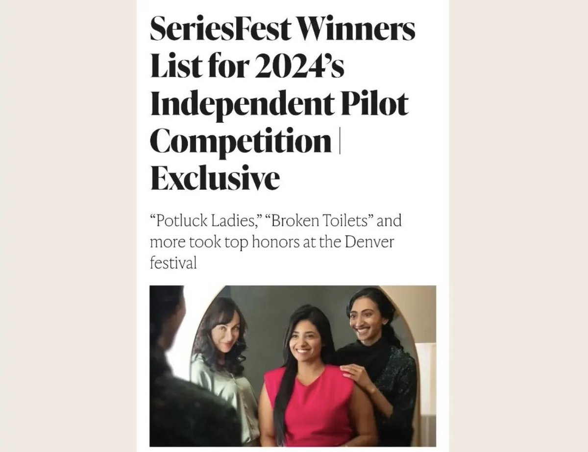 So incredibly proud of Potluck Ladies winning the best Drama Award at SeriesFest! @potluckladiestv @lifesketchmedia

#Potluckladies #seriesfest #postproduction #postcity #sound #color #winner #drama #award