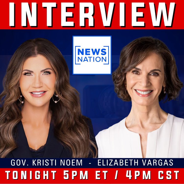 I’ll be on @NewsNationTV with @EVargasTV TONIGHT at 4:20pm CT — tune in!