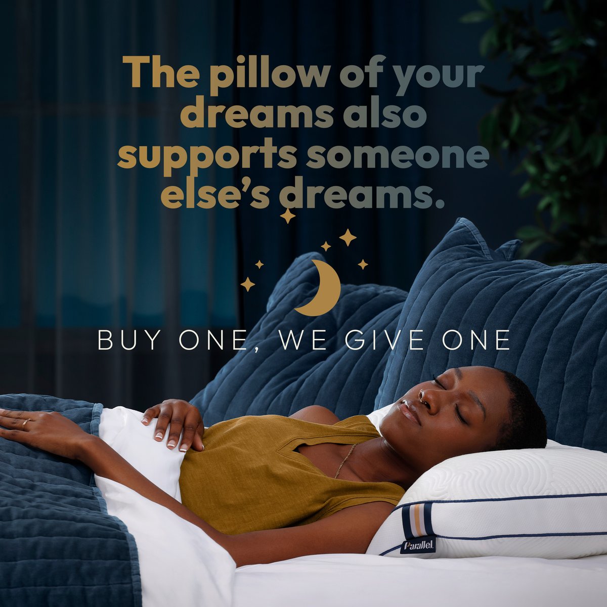 Dream big, give big! 🛌 For every pillow you purchase, we give one to someone in need. The Pillow of Your Dreams isn't just about better sleep for you—it's about supporting dreams for everyone. 💤💖 #BuyOneGiveOne #ParallelPillow 🌍✨