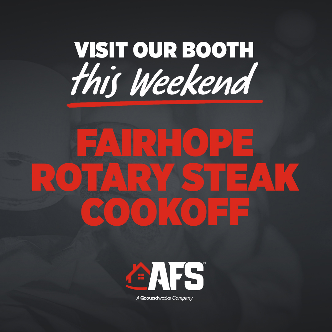 Visit our team at the below events this weekend where you can talk to an expert about your foundation concerns and sign up for a free inspection.

📍 Fairhope Rotary Steak Cookoff in Fairhope, AL
hashtag#SizzleInFairhope