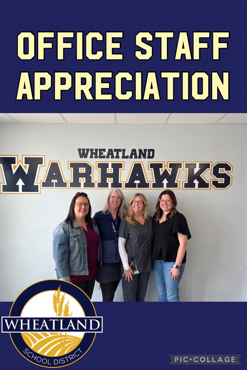 We can’t thank our office staff enough for all they do to keep #wcsflight going each day! Up front, or behind the scenes they keep our school running smoothly and they do it with a smile!  Their dedication to the work and students is second to none!  #StaffAppreciationWeek
